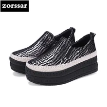 {Zorssar} ; женская обувь на плоской подошве обувь кроссовки на танкетке из натуральной кожи, модная мужская кожаная обувь на каждый день; обувь на плоской подошве без застежки; лоферы; обувь для женщин