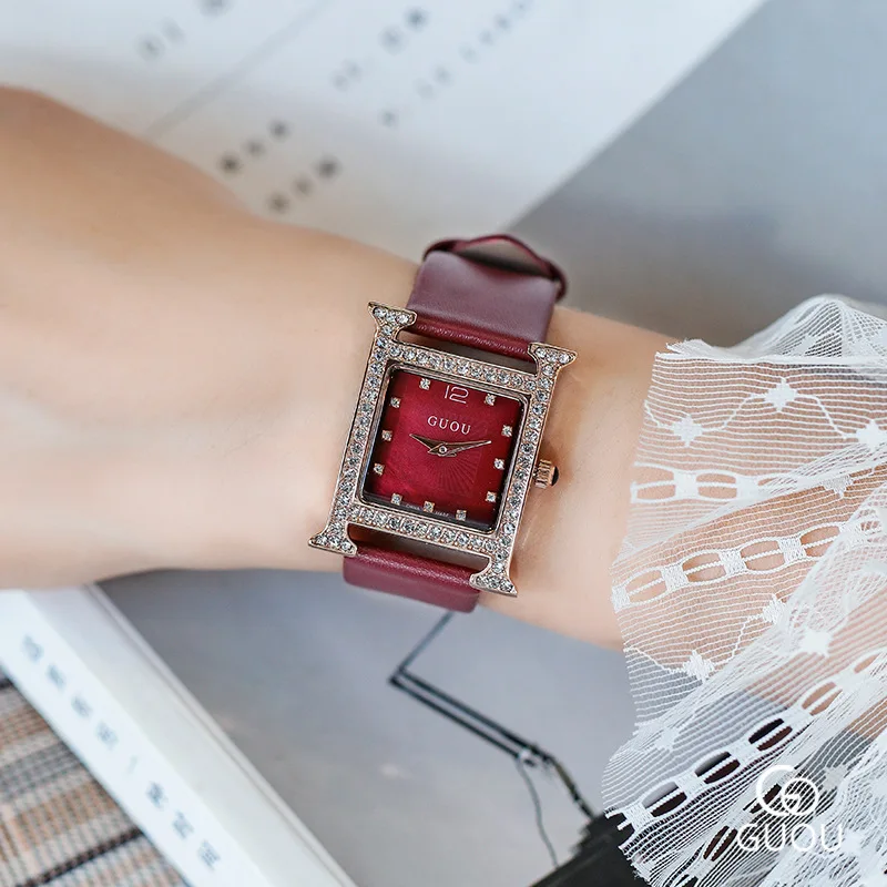 New Women Rhinestone Square Watches Lady Dress Watch Women Luxury Brand Diamond Bracelet Wristwatch Crystal Quartz Clock Women New Women Rhinestone Square Watches Lady Dress Watch Women Luxury Brand Diamond Bracelet Wristwatch Crystal Quartz Clock Women