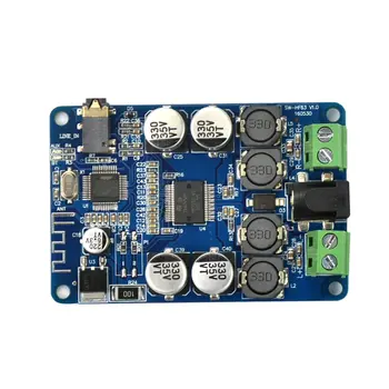 

TDA7492P Bluetooth Receiver Amplifier Audio Board 25W*2 Speakers Modified Music Mini Amplifiers DIY 2 Channel