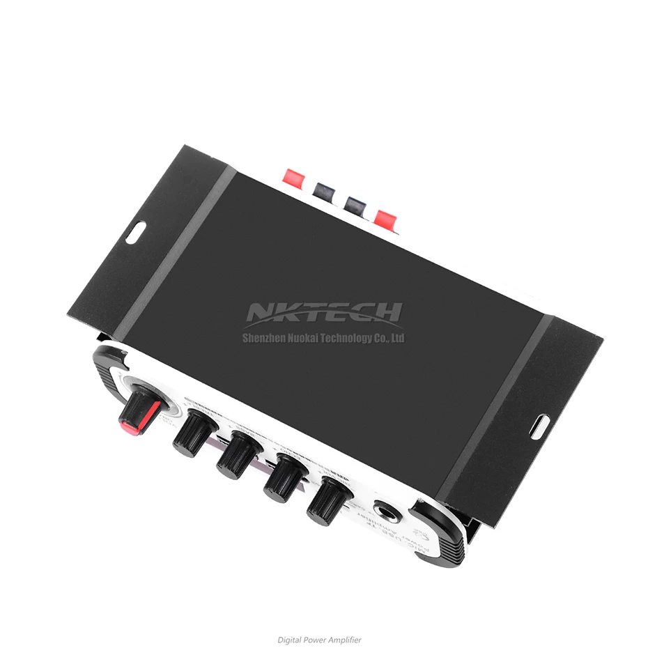 Автомобильный цифровой аудио плеер NKTECH усилитель мощности с Bluetooth 2CH x 20 Вт Hi Fi
