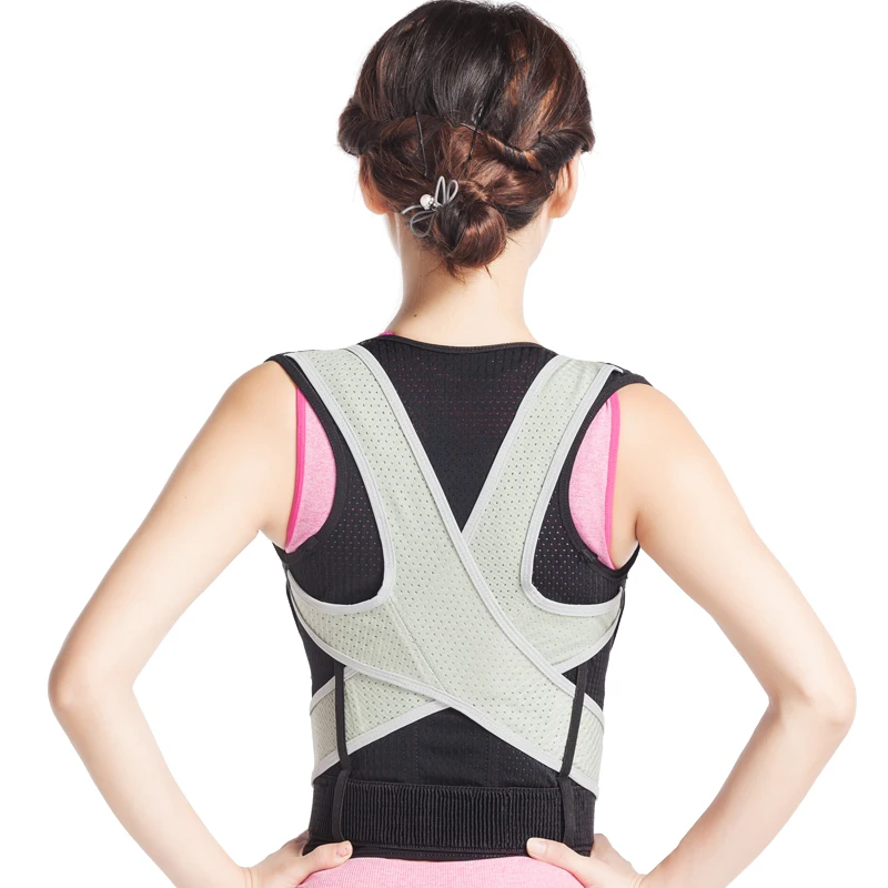 Пояс для поддержки спины Корректор осанки для взрослых детей выпрямитель спины подтяжки поясничная поддержка женские прямые плечевые колготки