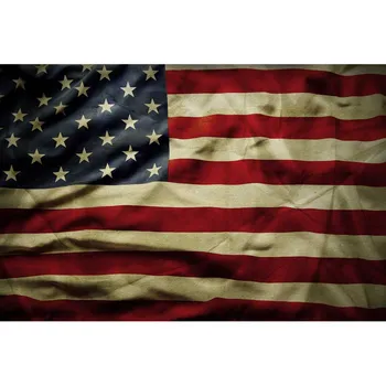 

Thin vinyl photography background American flag backdrop F-2764