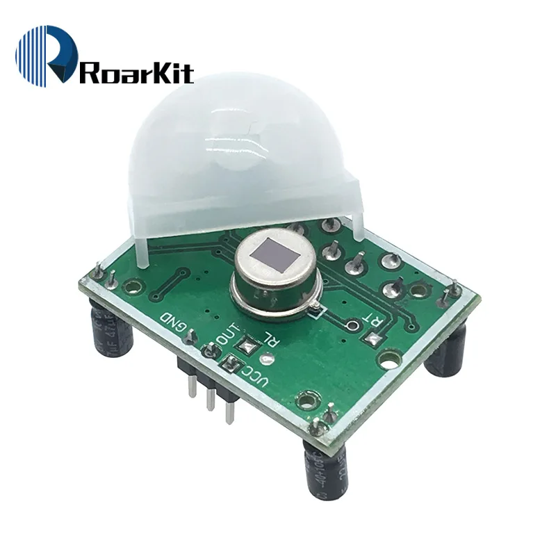 5 шт./лот SR501 датчик движения Детектор Модуль HC-SR501 Отрегулируйте пироэлектрический инфракрасный PIR модуль для arduino Diy Kit