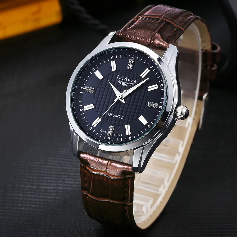 

2016 Luxury Casual Man Soft Leather Band Analog Watches Top Brand Men Quartz Waterproof Business Wristwatch Reloj Homber 0530