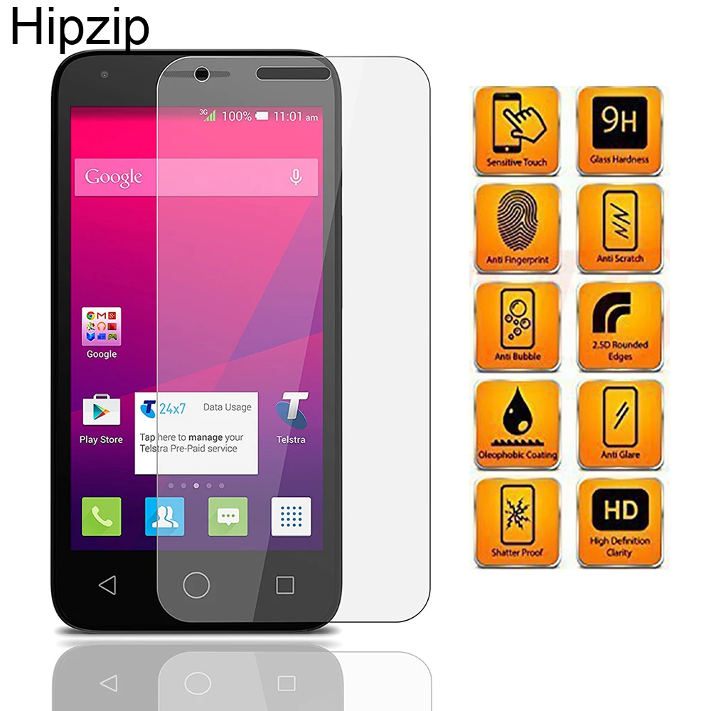 Ультрапрозрачное закаленное стекло 9 H 0 26 мм для Alcatel One Touch Pixi 3 4 5 4027A 4027D 4028E