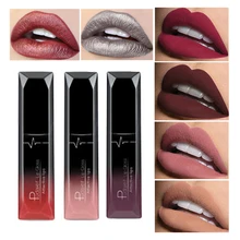 21Colors Waterproof Matte Liquid Lipstick Lip Gloss Nude Matte Lipstick Lip Gloss Balm Metal Matte Color Makeup Lip Gloss