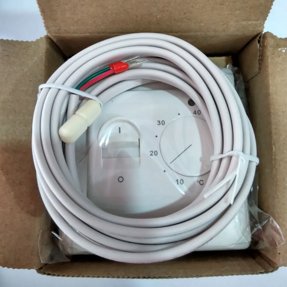 

16A with 3m external sensor electrical heating thermostat, floor heating mechanical room thermostat