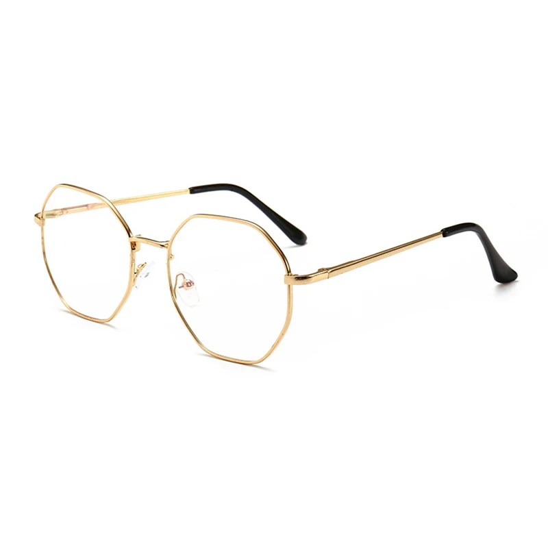 Женские и мужские очки для близорукости, оптические очки по рецепту, анти-синий светильник, многоугольные очки, близорукие, прицельные, Gafas-1 to-6,0 L3