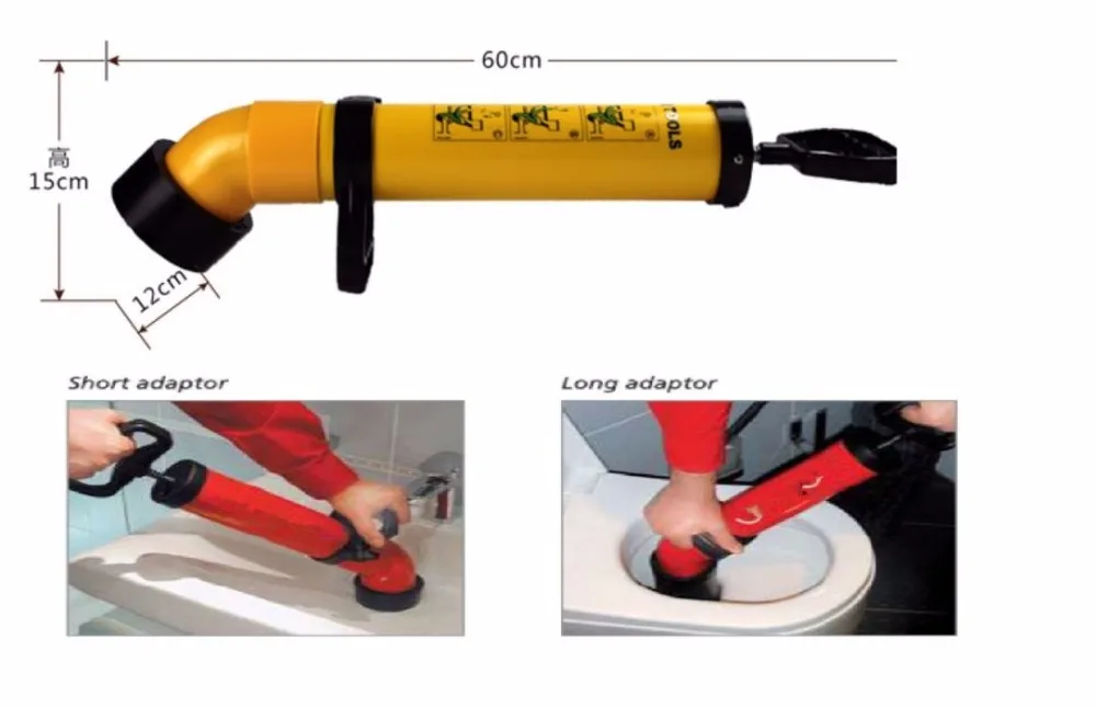 Профессиональный силовой насос очиститель промывочная труба Удобная чаша для раковины трубка туалет для ванной шкаф водосточная труба канализационный Плунжер земснаряд