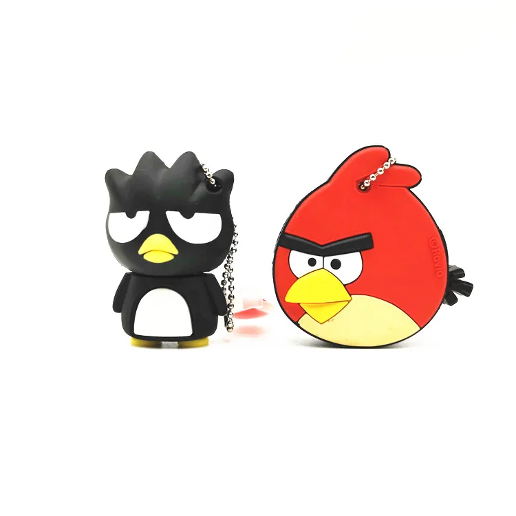 Горячая Angry Bird Флешка Мультфильм Животное попугай птица 4 ГБ/8 ГБ/16 ГБ/32 ГБ флеш-диск USB 2,0 флэш-карта памяти флешка