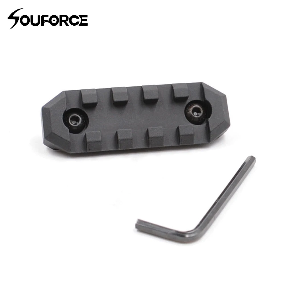 

5 Slots 20mm Picatinny Rail M-lok Handguard Section Weaver Base Adapter Mount