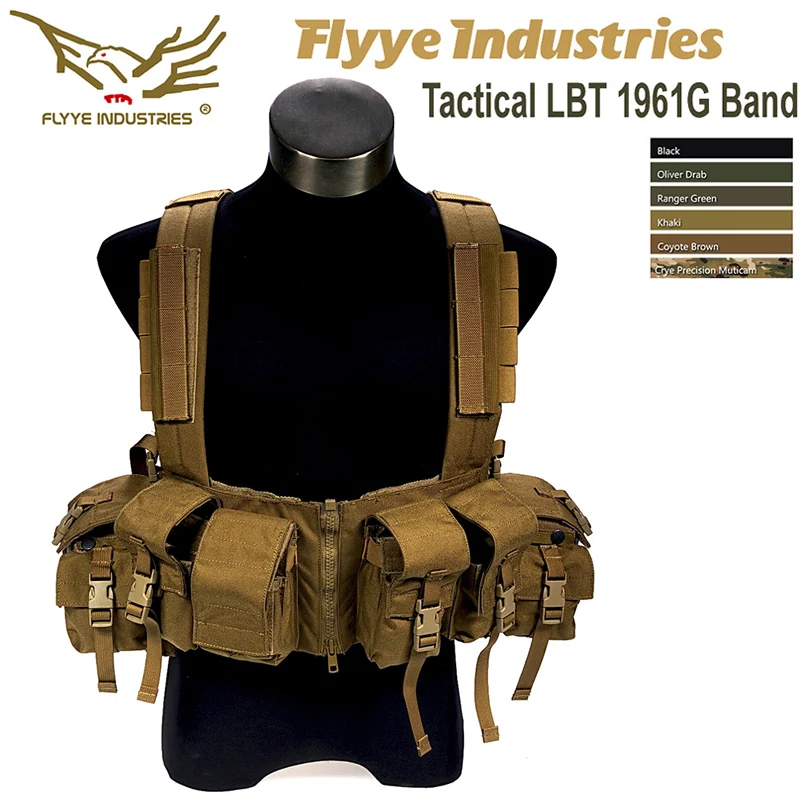 

FLYYE FY-VT-C014 Tactical (LBT 1961G) Band 1000D COADURA Military Tactical Vest