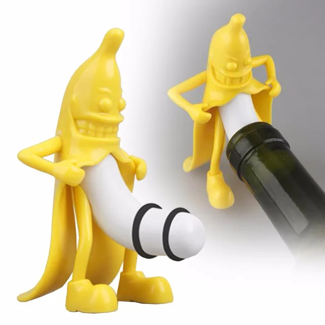 Creative Mr.Banana Wine Bottle Stopper