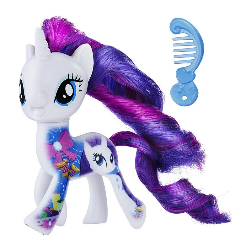 Hasbro My Little Pony Movie Toy Friendship is Magic Rainbow Pie Lyra Heartstring Rarity PVC Action Figure Collectible Model Doll