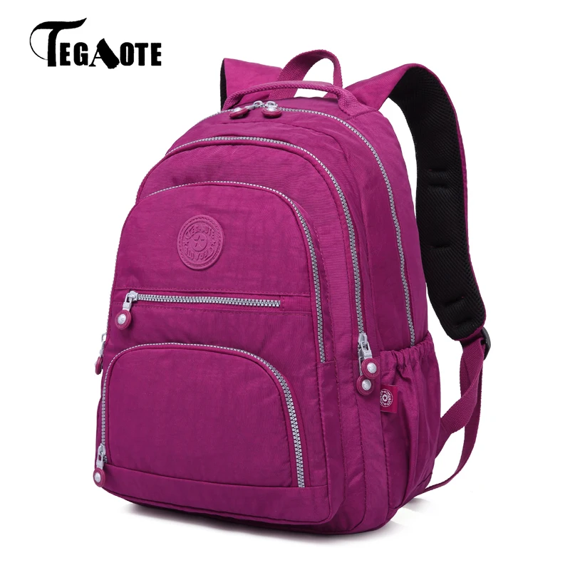 TEGAOTE Women Backpack School Bag for Teenage Girls Nylon Casual Laptop Bagpack Travel Bolsa Mochila Back Pack Kid 2020 Brand TEGAOTE Women Backpack School Bag for Teenage Girls Nylon Casual Laptop Bagpack Travel Bolsa Mochila Back Pack Kid 2020 Brand