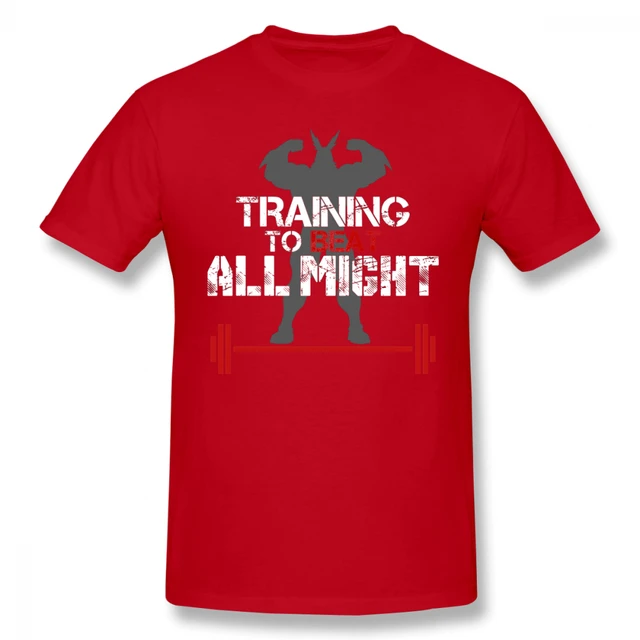 Hero Academia T Shirt TRAINING TO BEAT ALL MIGHT T Shirt