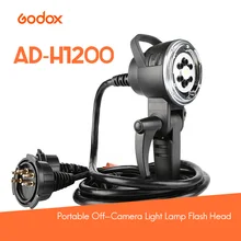 Godox AD-H1200 1200WS портативный Off-camera свет лампы Вспышка головка для Godox AD600/AD600M вспышка для Godox/Bowens крепление