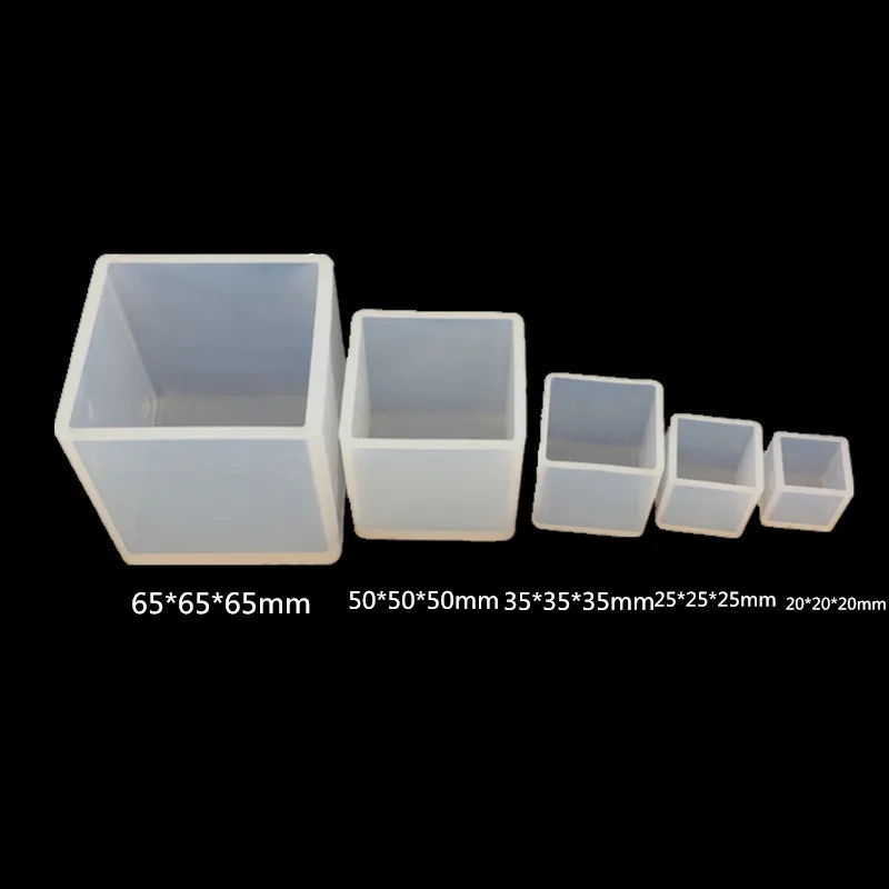

Silicone Pendant Mold Jewelry Making Cube Resin Casting Mould DIY Craft Tool YLM9904