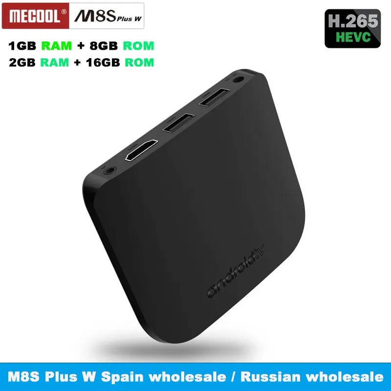 

M8S Plus W Amologic S905W Quad core 2GB 16GB Rom 2.4G wifi Android tv box 1080P H.264, VC-1 MPEG-2 MPEG-4 smart set top box
