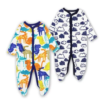 

New Born Baby Boys Girls Spring Long Sleeve Jumpsut 3M-12M Infnat Baby Cartoon Cotton Climbing Clothes Baby Footies Pajama Roupa