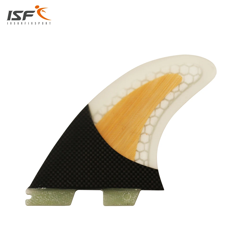 

Free shipping Fcs Fins Carbon fiber honeycomb Bamboo surf fins fcs 2 thruster barbatanas de surf Surfboard fins SUP fins