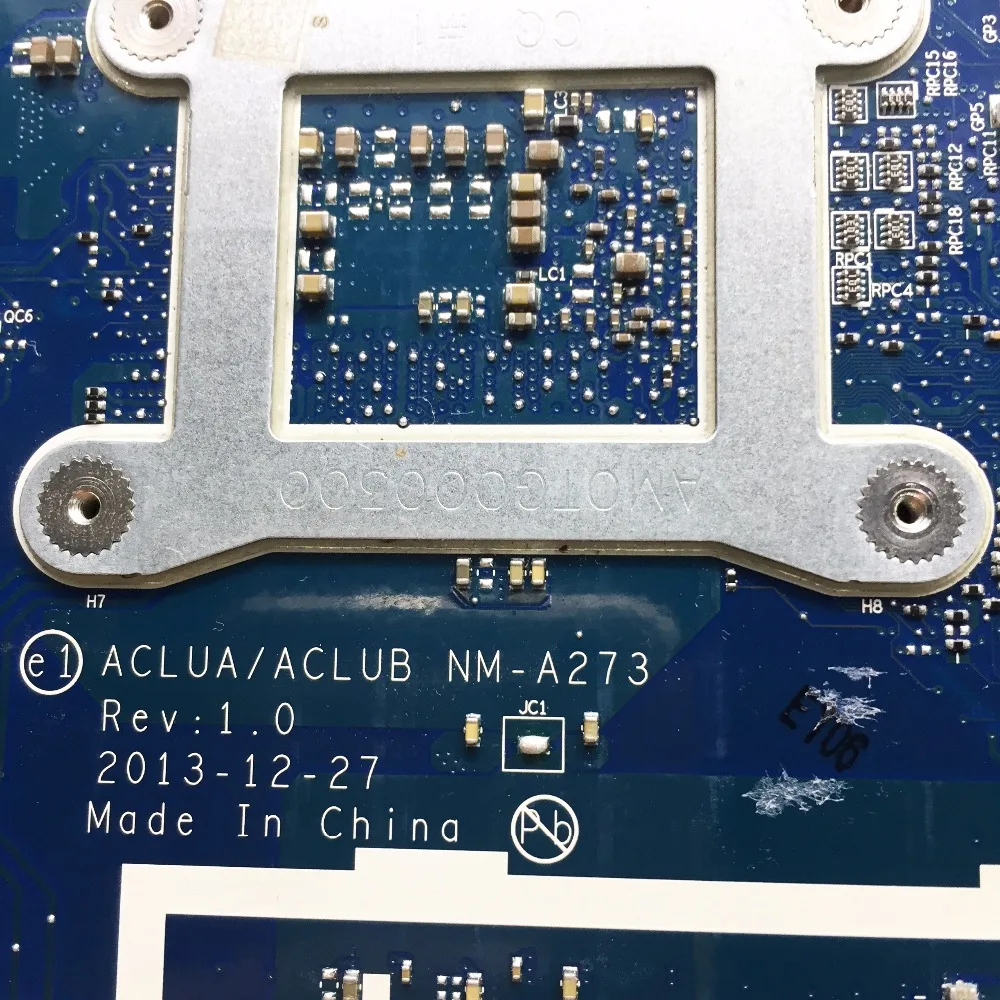 For Lenovo  g40-70 i3 motherboard ACLUA/ACLUB NM-A273 Rev1.0 840M 2GB video card with graphics card 100% tested  