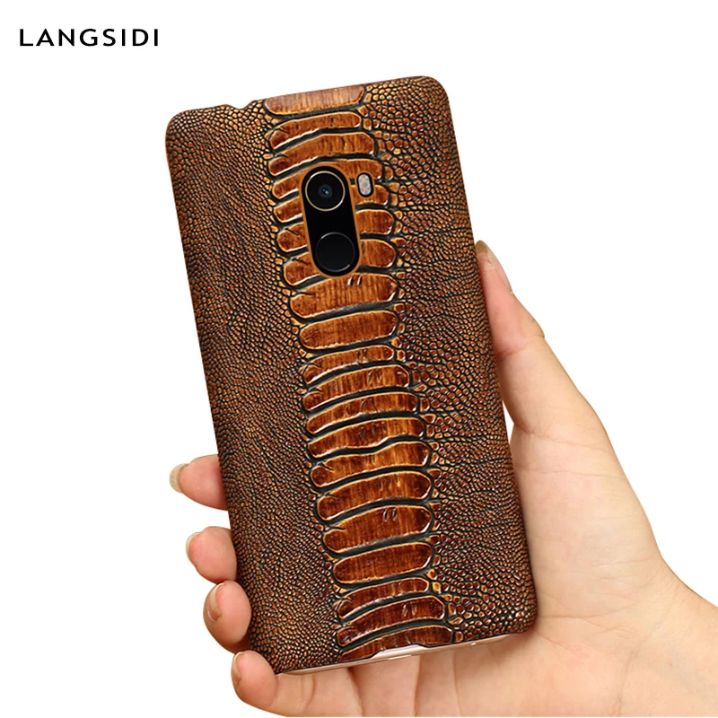 

Case For Xiaomi Mi 9 9se 8 8lite 5S 6 A1 A2 lite Max 2 3 Mix 2S Case Ostrich Leg Texure Cover For Redmi K20 pro Note 7 5Pro 4X