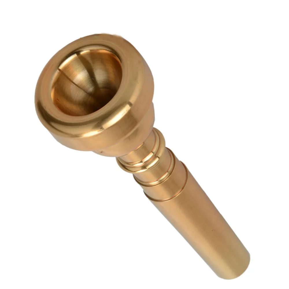 Professional Bb Trumpet Mouthpiece 5C Gold Plating Copper Mouth for