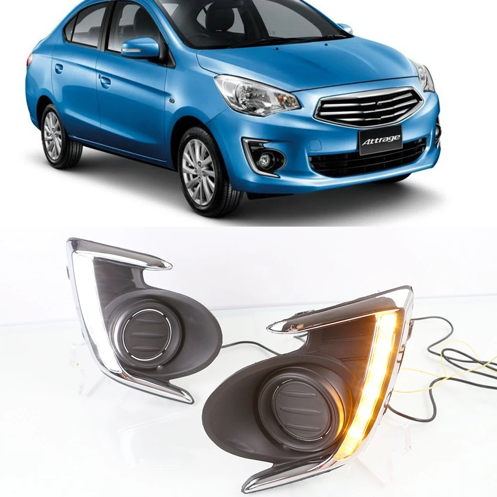 CSCSNL DRL для Mitsubishi Attrage Mirage G4 2012 2013 2014 2015 2016 2017 Светодиодные Автомобильные фары