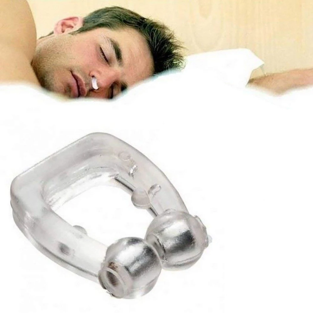Magnetic Anti Snore Stop Clip Snoring Silicone Nose Clip Sleep Tray Apnea  Sleeping Aid Device Sleep & Snoring|Sleep & Snoring| - AliExpress