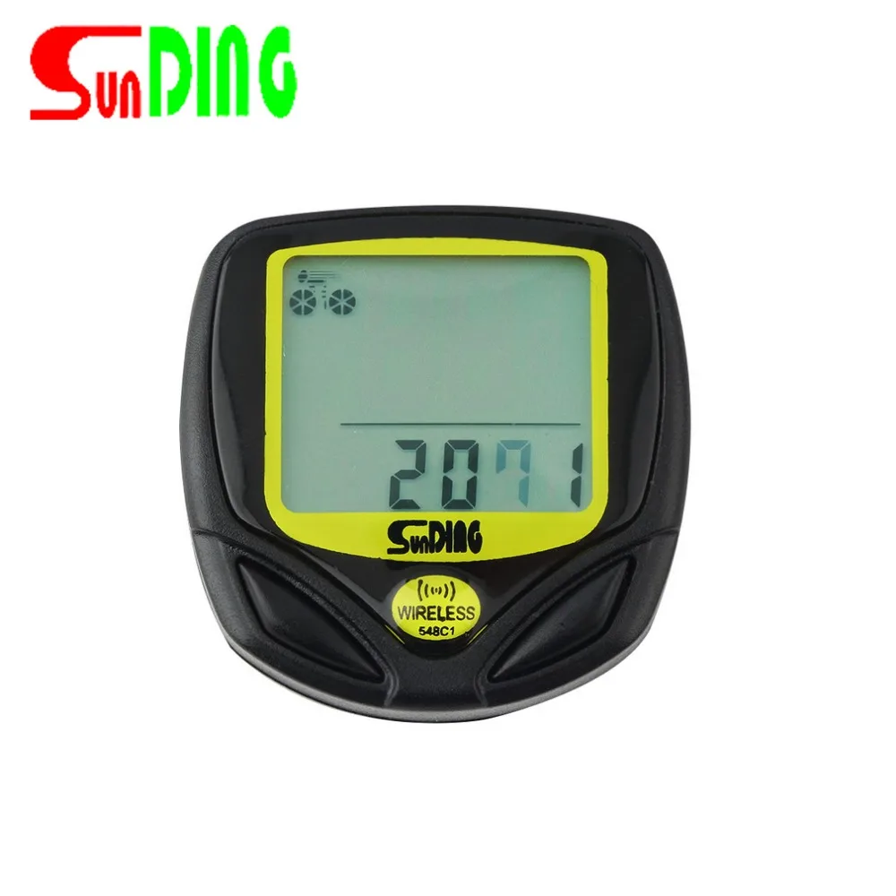 

Sunding Wireless Cycling Computer Waterproof Bicycle Odometer Speedometer With LCD Display Bike Speedometer Cycling