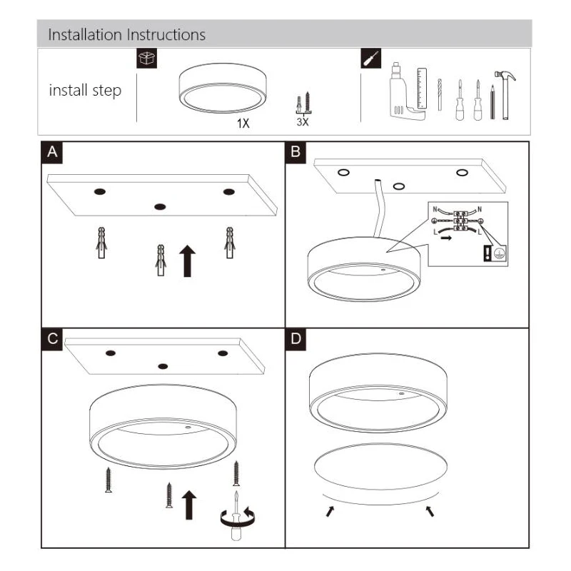  modern ceiling lamp high 5cm ultra-thin LED ceiling lightingceiling lamps for the living room chand - 33022329358
