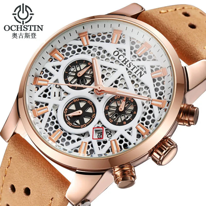 

Reloj Hombre 2016 OCHSTIN New Chronograph Steel Watch Men Luxury Brand Famous Wrist Watch For Man Clock Male Quartz-watch Reloje