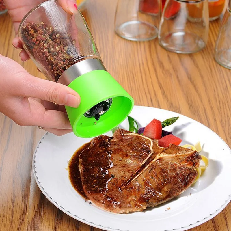 

Handy Manual Salt Pepper Mill Grinder Seasoning Muller Cookware Spice Gadget Pepper Shaker Kitchen Accessories Tools