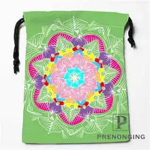 Изготовленные на заказ сумки на шнурке с цветочным принтом, модные дорожные сумки для хранения, мини-сумка для плавания, походов, игрушек, размер 18x22 см 171203-04-09