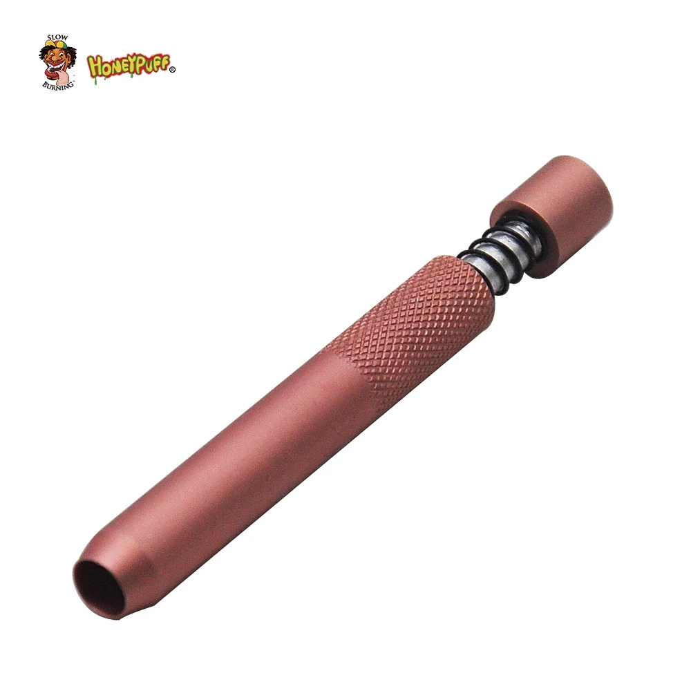 

Large Metal One Hitter Bat w/ Spring 78MM Aluminum Smoking Pipe Cigarette Dugout Pipes Tobacco Herb Pipe Accessories