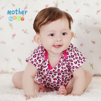 

2018 Summer Baby Romper Clothes Leopard Red Color Baby Infant Clothes Newborn Jumpsuit Babies Boy Girls Costume