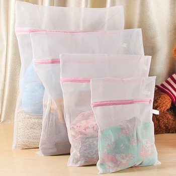 

9Sizes Zippered Foldable Nylon Baby Cloth Laundry Sets Bra Socks Underwear Washing Protection Net Mesh Bags Kid Healthcare Kits