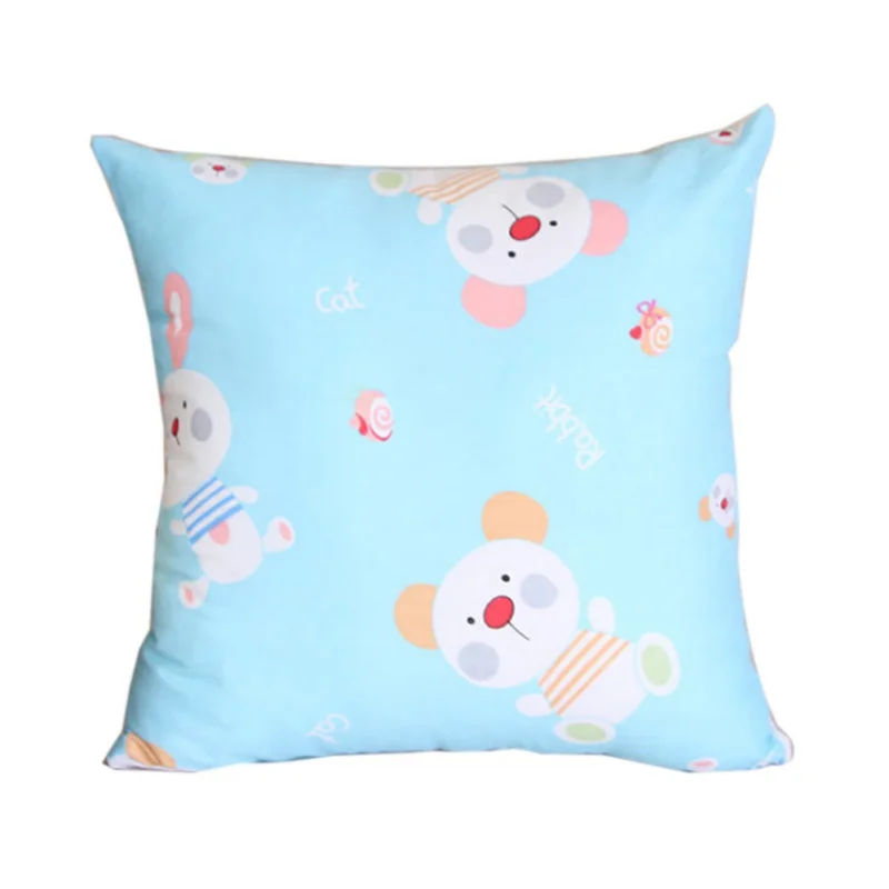 

Pillow 40 * 40cm Small Fresh Style Cotton Pillows Cute Cartoon Home Bed Decor Creative Pillowcase