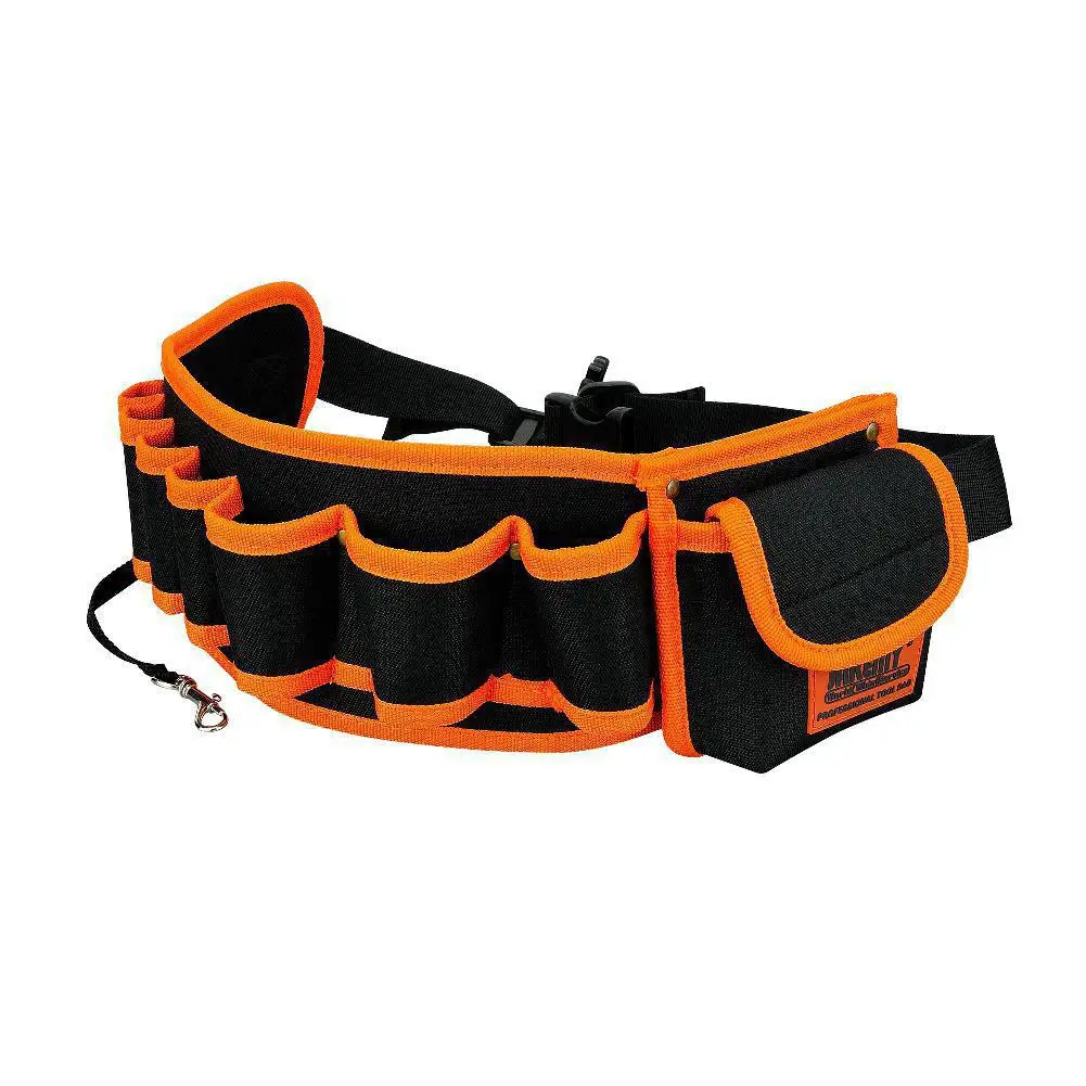 JM-B04 аппаратная механика электрика полотняная сумка для инструментов ремень служебный комплект карманная сумка-Органайзер оранжевый черный - Цвет: Orange black