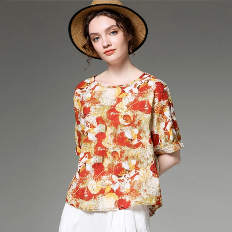 

La MaxPa Plus Size Printed T shirt Casual Instagram Clothes O-Neck Short Summer Tops For Women 2019 REGULAR Streetwear