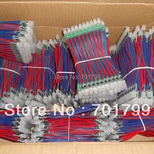 Водонепроницаемый DC12V вход 12 мм WS2811 пиксель узел, 100 шт. строка