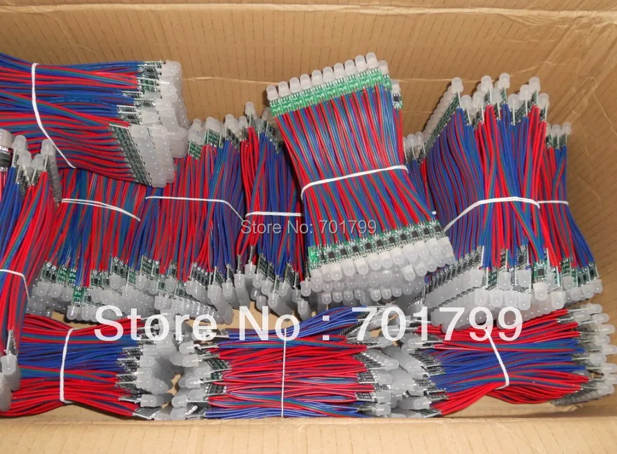 

non-waterproof DC12V input 12mm WS2811 pixel node,100pcs a string