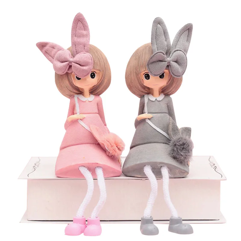 Креативная подвесная кукла Кролик для девочек Модель поделки разделитель