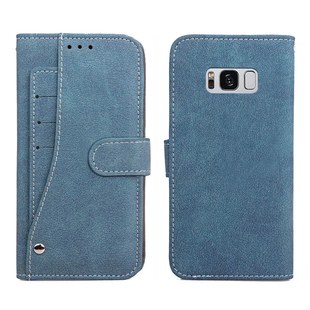 Кожаный чехол-книжка с откидной крышкой для телефона Samsung Galaxy S8 GalaxyS8 S 8 Plus 8plus S8plus SM SM-G950 G950F G955 G955F Чехол-книжка