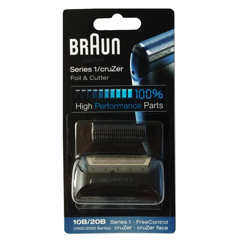 Braun 10B/20B(серия 1000/2000) Фольга и резак Замена высокопроизводительная часть лезвия бритвы(180 190 1775 1735 2675 5728 5729