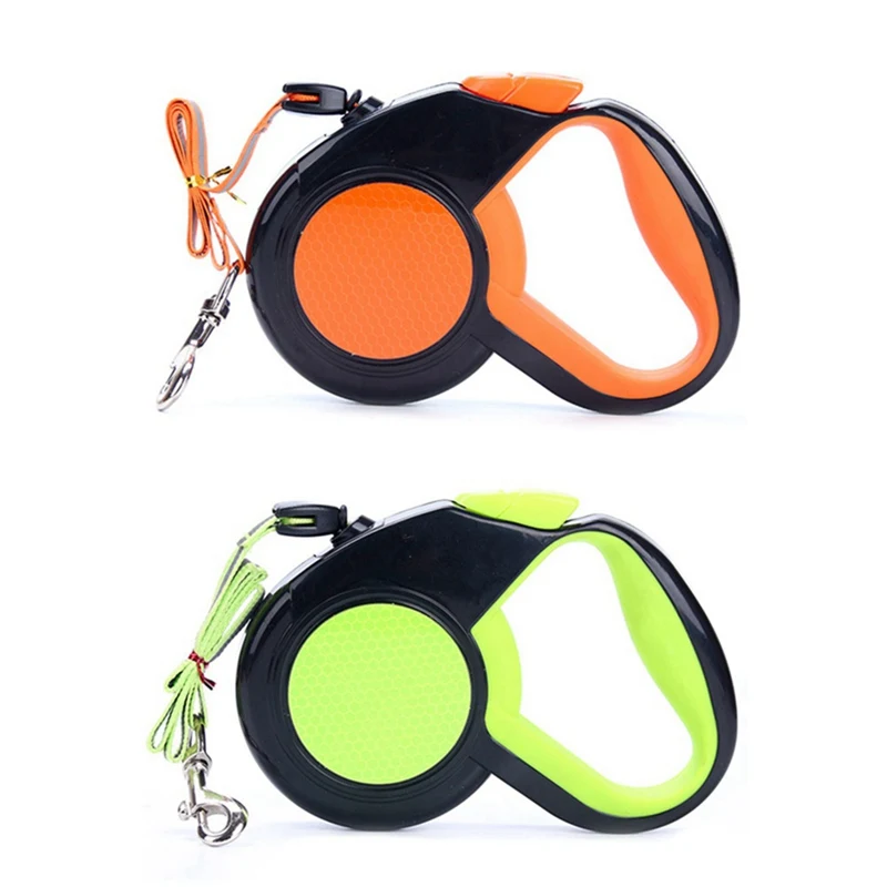 

1 Pc 3m/5m/8m Retractable Dog Leash Running Jogging Reflective Nylon Dog Leash Rope Automatic Pet Lead For Small Dogs