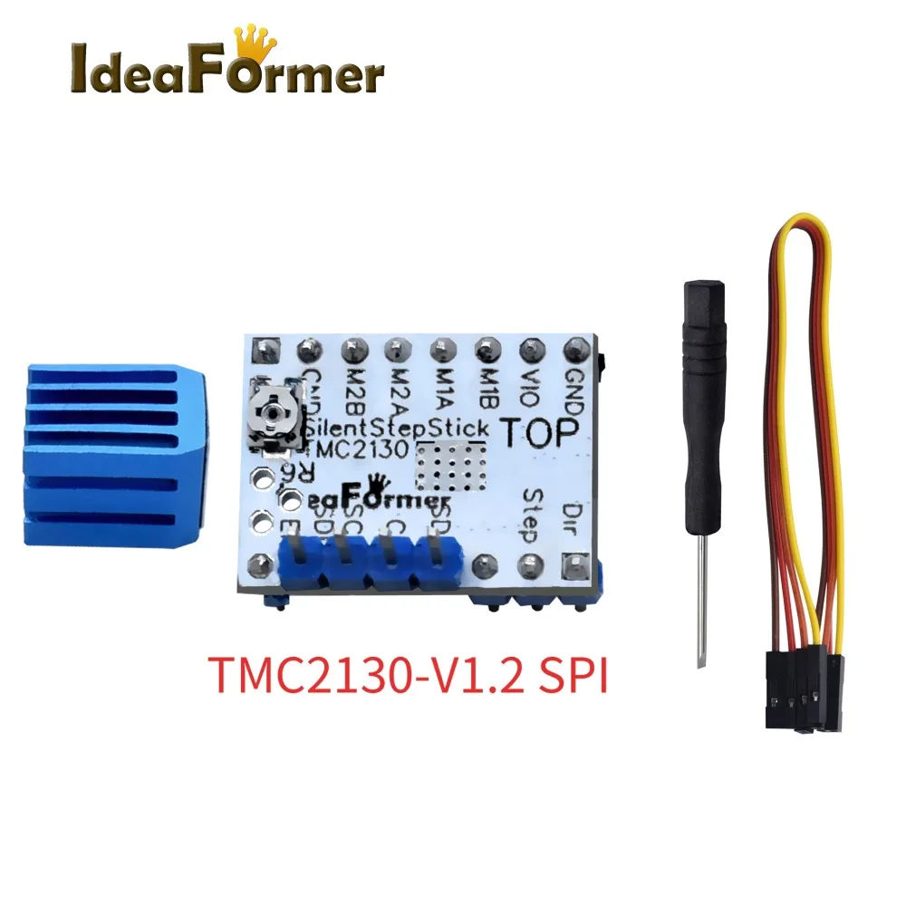 4/5 шт 3D-принтеры TMC2208 V1.2/TMC2130 V1.1/TMC2130 V1.2 SPI Драйвер шагового двигателя StepStick с защитой высокой производительности