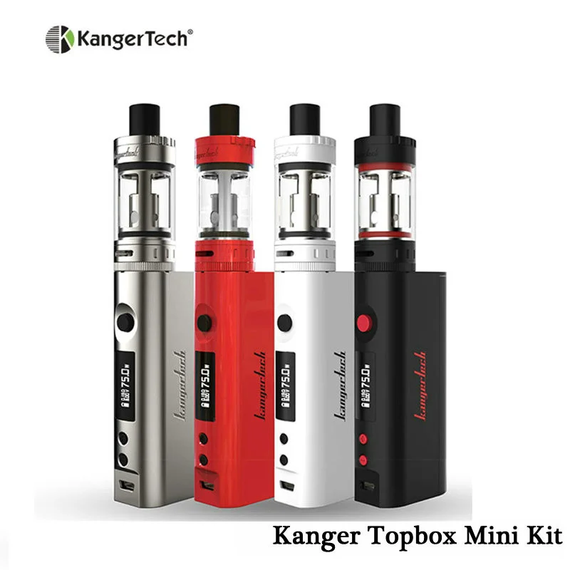 

Original Kangertech Topbox Mini kit Upgraded Subox Mini Starter kit kanger 75W 0.5ohm Subox Mini Pro Temperature Control Kit