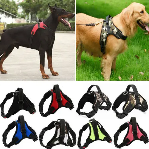 

Control Dog Pulling Harness Adjustable Support Comfy Pet Training Outdoor Adventure Pet Harnesses